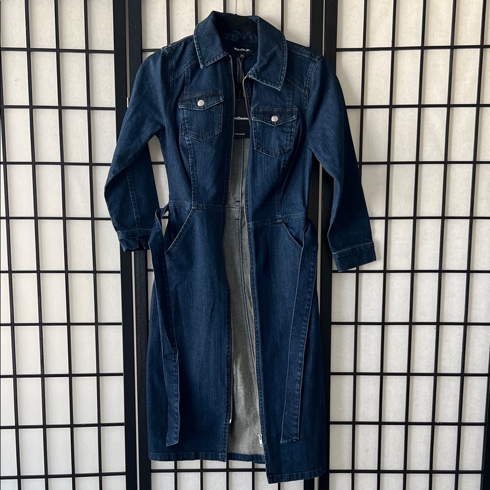 Denim Longline Dress OR Jacket